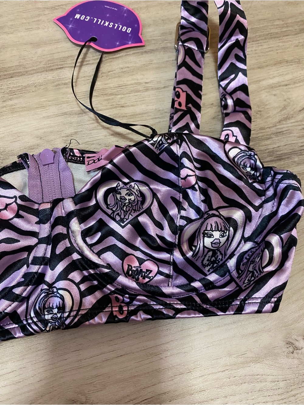 Dolls Kill x Bratz Wild at Heart Bustier Top- NWT - Picture 9 of 14